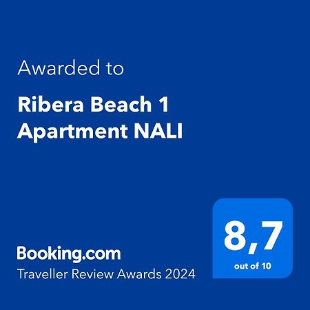 Ribera Beach 1 Apartment NALI Mar de Cristal Exterior foto